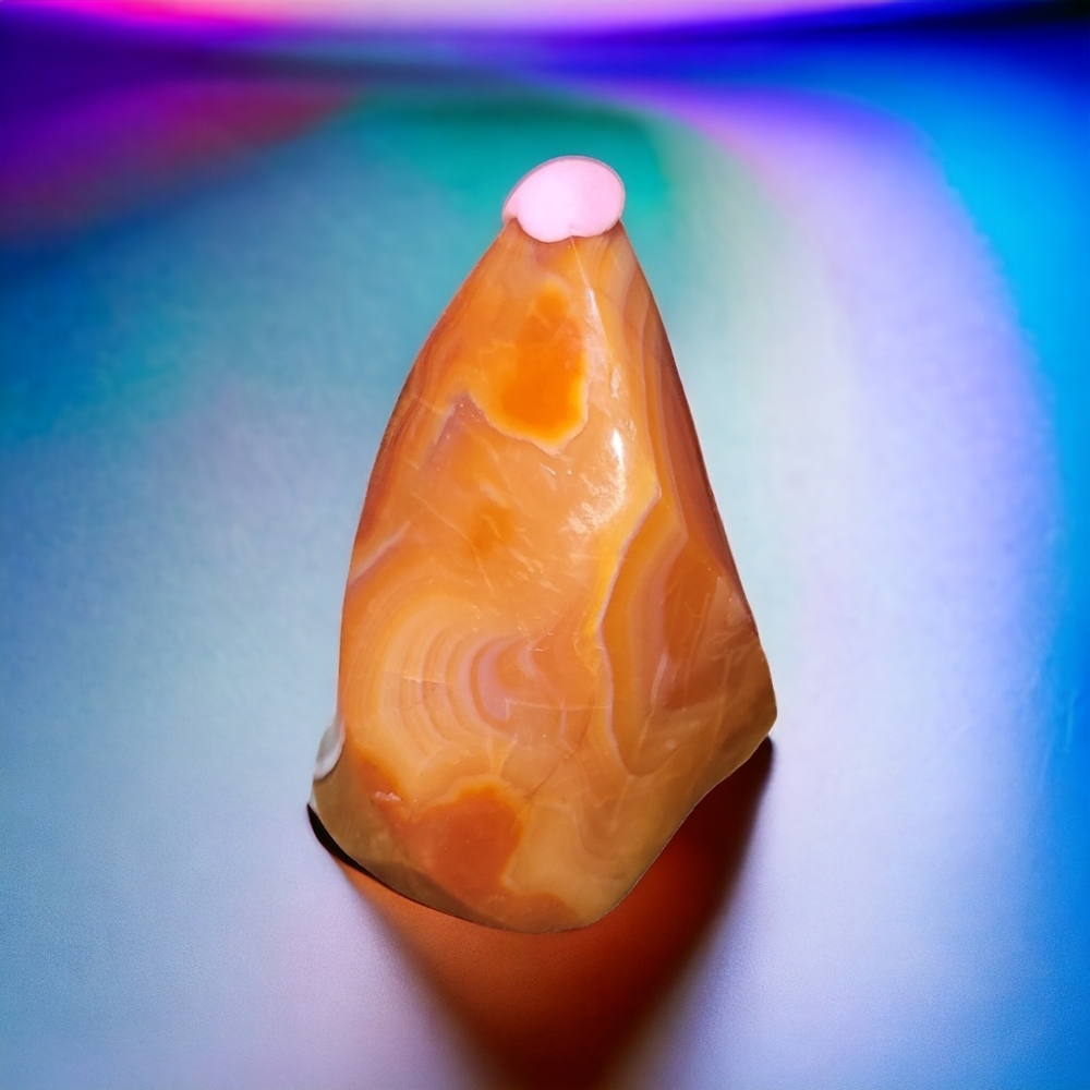 Carnelian Flame Tower Carving